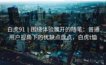 白虎91｜围绕体验展开的随笔：普通用户视角下的优缺点盘点，白虎t恤