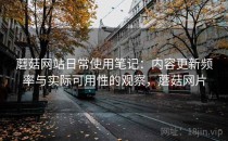 蘑菇网站日常使用笔记：内容更新频率与实际可用性的观察，蘑菇网片