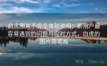 白虎图片不完全体验说明：新用户最容易遇到的问题与应对方式，白虎的图片简笔画