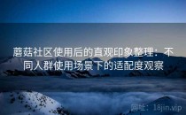 蘑菇社区使用后的直观印象整理：不同人群使用场景下的适配度观察