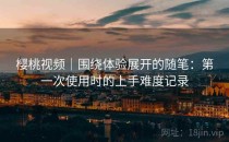 樱桃视频｜围绕体验展开的随笔：第一次使用时的上手难度记录