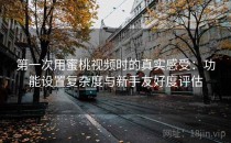 第一次用蜜桃视频时的真实感受：功能设置复杂度与新手友好度评估