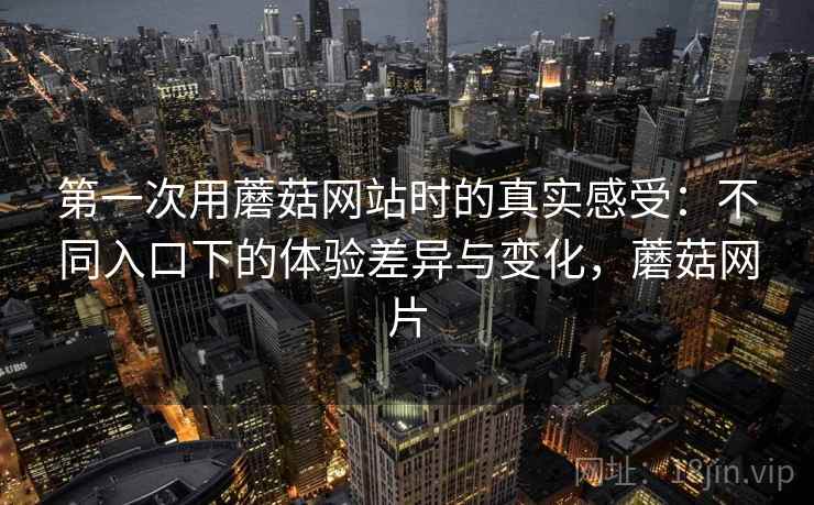 第一次用蘑菇网站时的真实感受：不同入口下的体验差异与变化，蘑菇网片  第2张