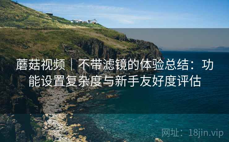 蘑菇视频|不带滤镜的体验总结:功能设置复杂度与新手友好度评估 第1张 蘑菇视频|不带滤镜的体验总结:功能设置复杂度与新手友好度评估 第1张