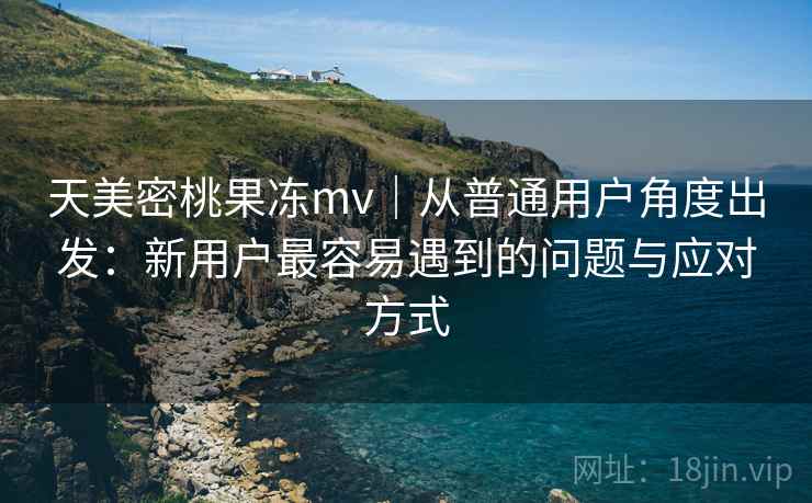 天美密桃果冻mv|从普通用户角度出发:新用户最容易遇到的问题与应对方式 第1张 天美密桃果冻mv|从普通用户角度出发:新用户最容易遇到的问题与应对方式 第1张