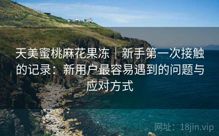 天美蜜桃麻花果冻|新手第一次接触的记录:新用户最容易遇到的问题与应对方式 第1张 天美蜜桃麻花果冻|新手第一次接触的记录:新用户最容易遇到的问题与应对方式 第1张