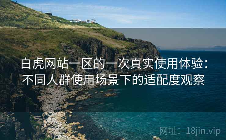 白虎网站一区的一次真实使用体验:不同人群使用场景下的适配度观察 第1张 白虎网站一区的一次真实使用体验:不同人群使用场景下的适配度观察 第1张