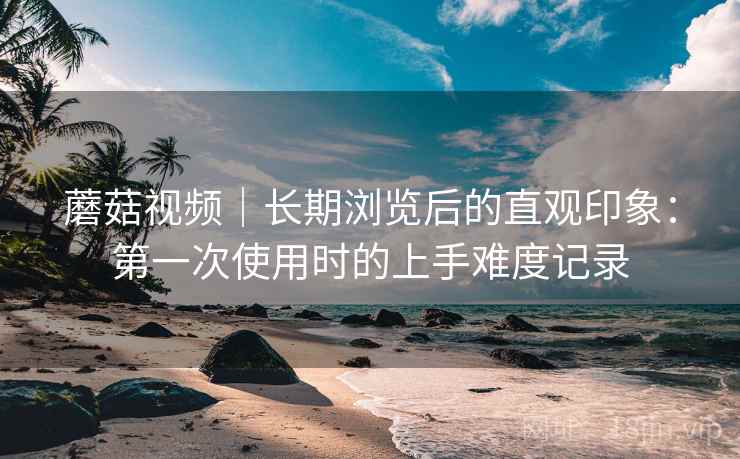 蘑菇视频|长期浏览后的直观印象:第一次使用时的上手难度记录 第2张 蘑菇视频|长期浏览后的直观印象:第一次使用时的上手难度记录 第2张